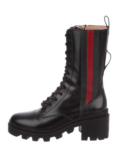 gucci martial arts series boots|Gucci combat boots for women.